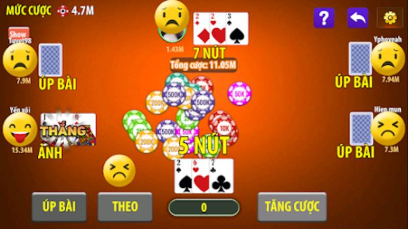 Cách cược trong Liêng